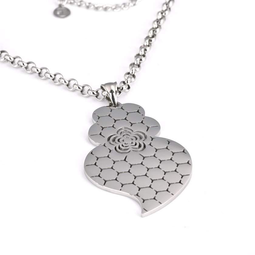 Collier en acier coração de viana GB