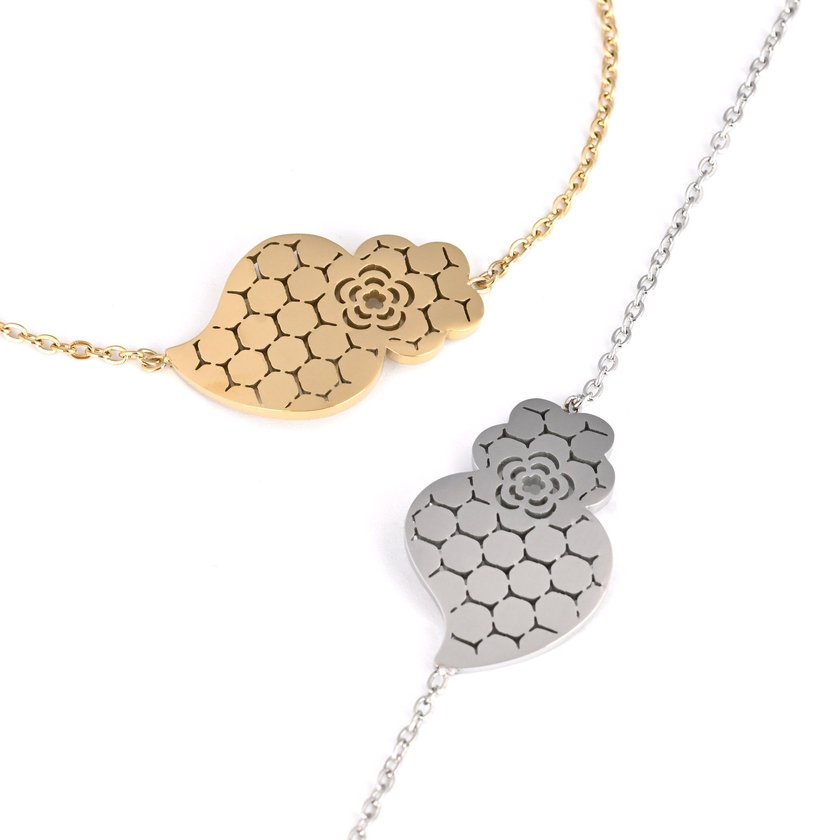Pulseira en aço coração de viana textura GB