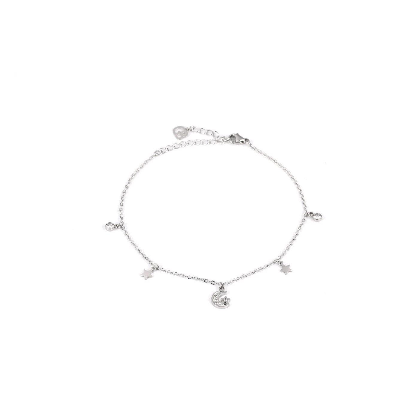 Pulseira de pé aço lua GB