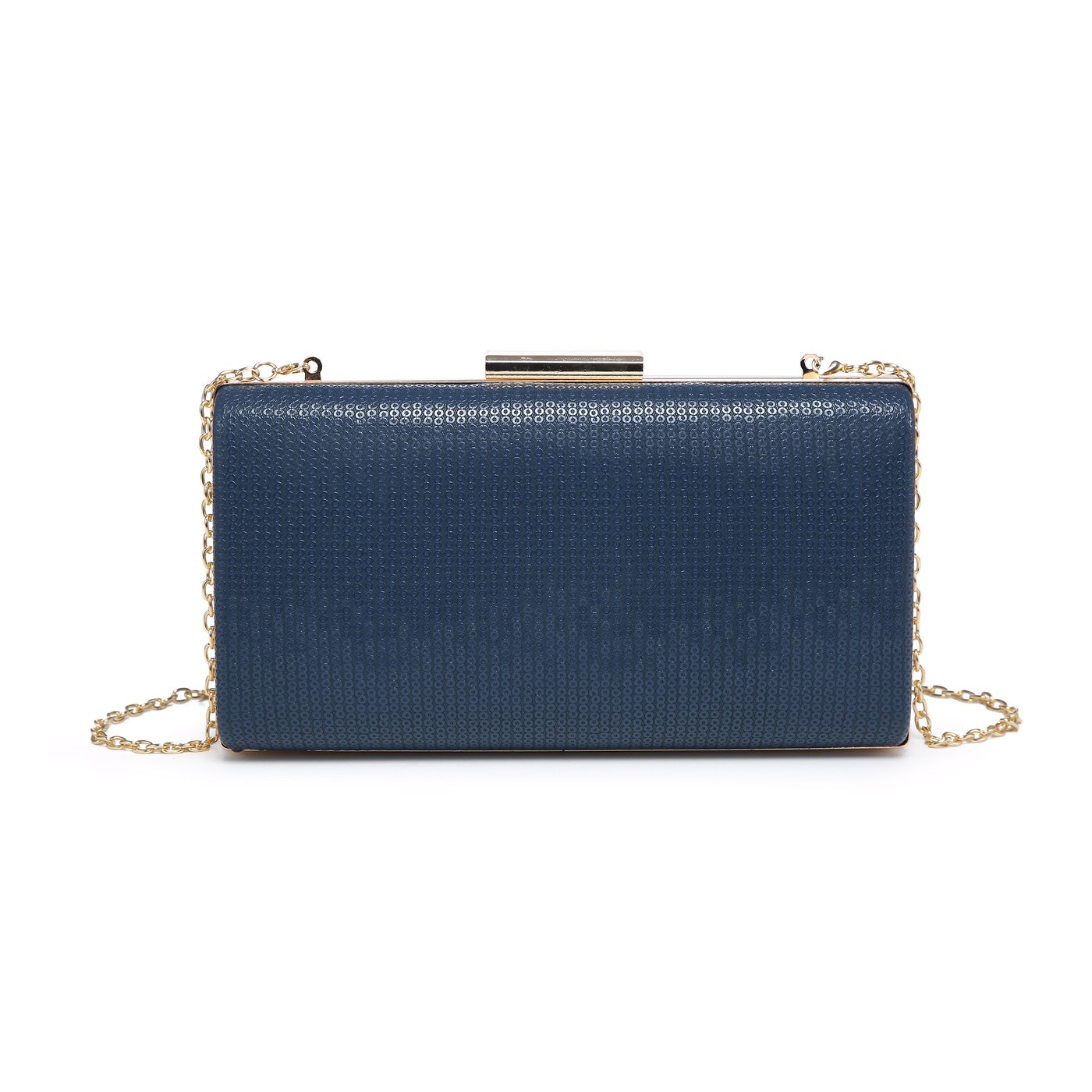 Pochette rectangular con purpirina GB