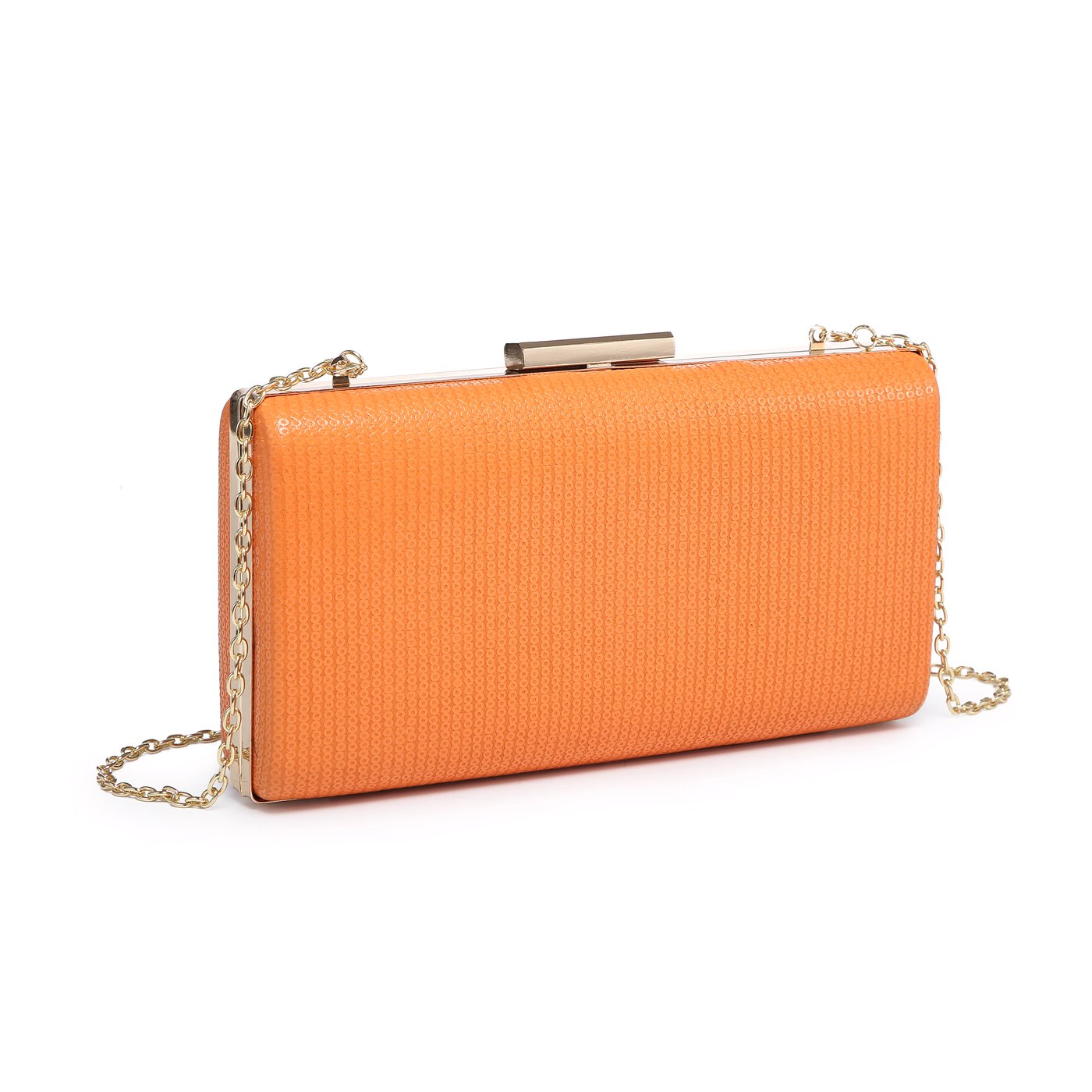 Pochette rectangular with glitter GB