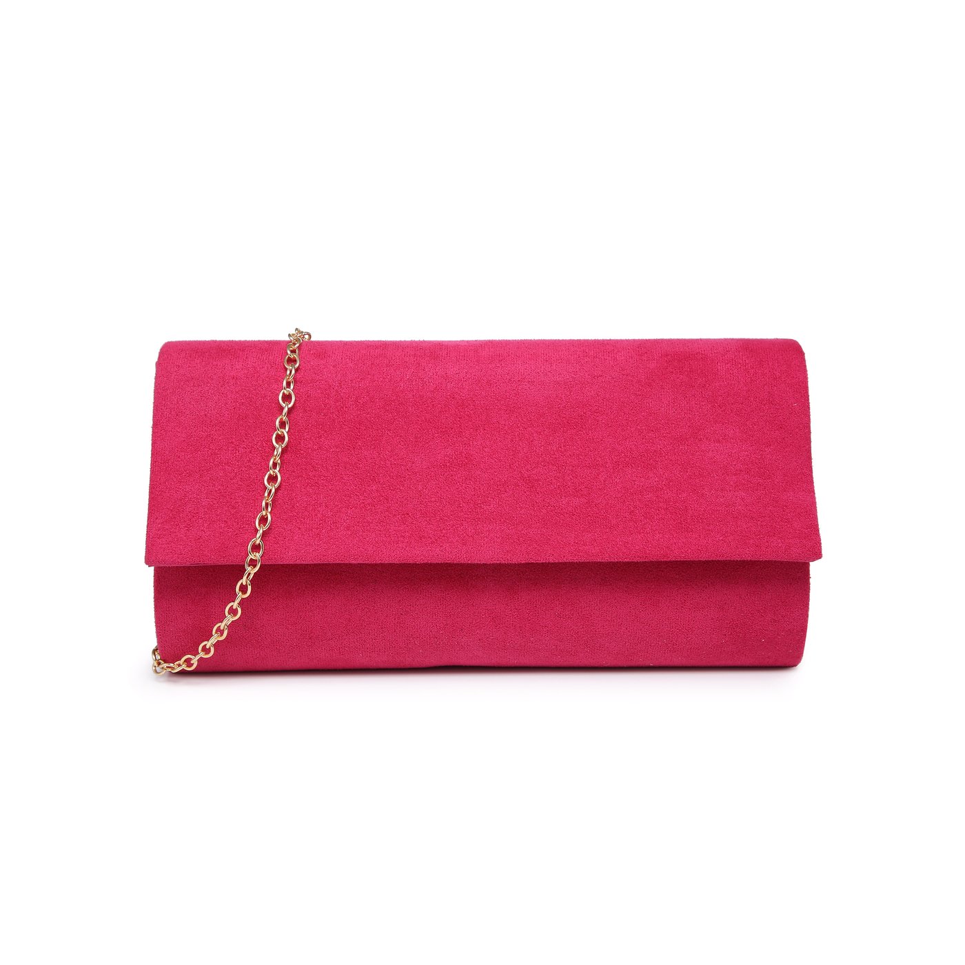 Pochette rectangulaire effet velours GB