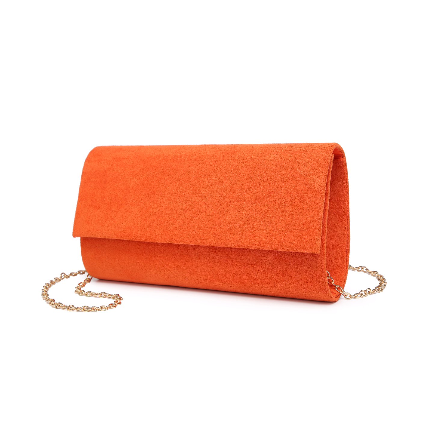 Pochette rectangulaire effet velours GB