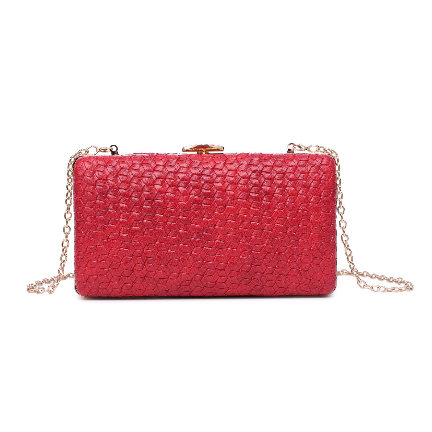 Clutch de fiesta con textura GB