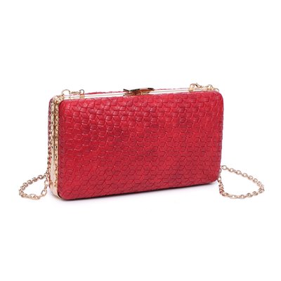 Clutch de fiesta con textura GB