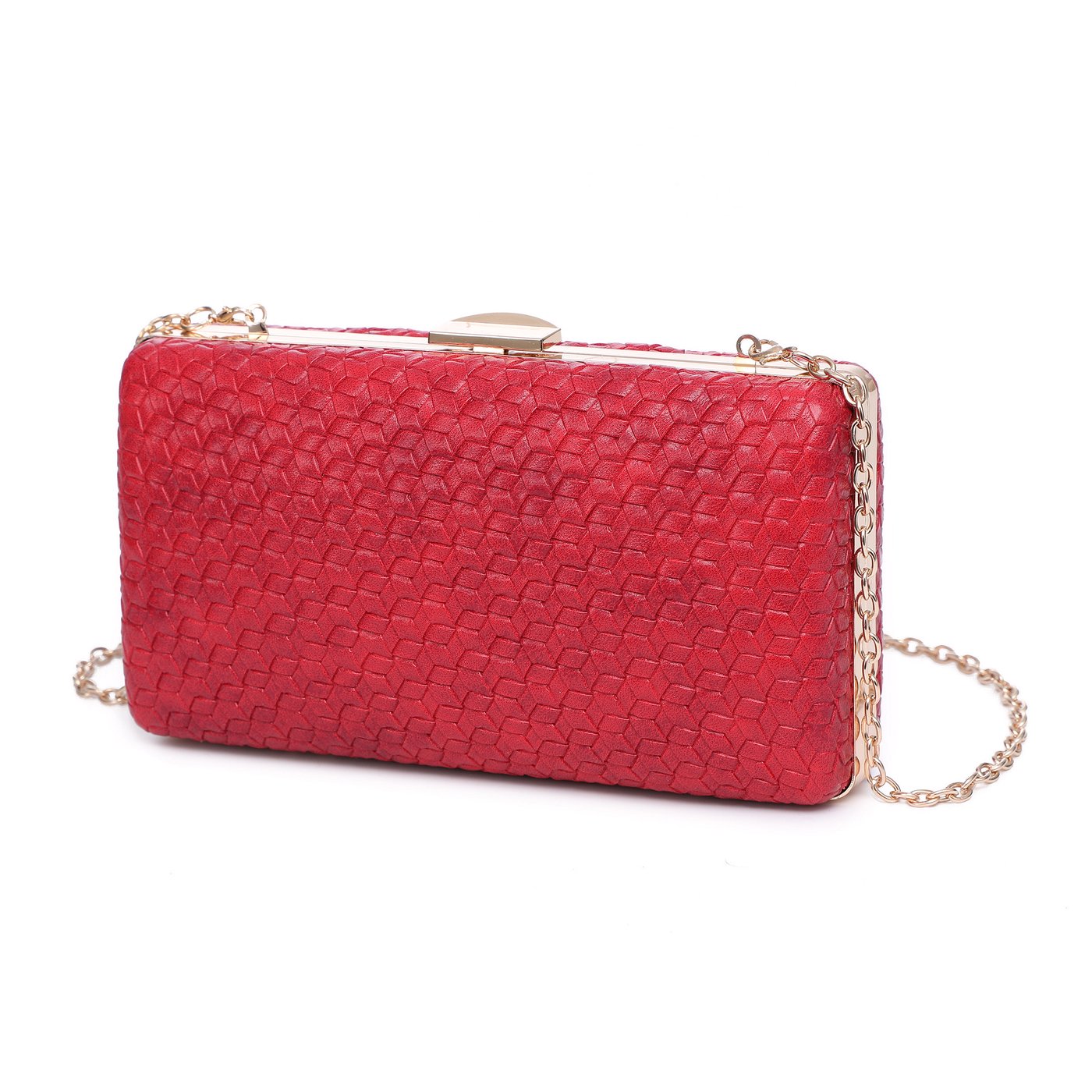 Clutch de fiesta con textura GB