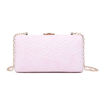 Clutch de fiesta con textura GB