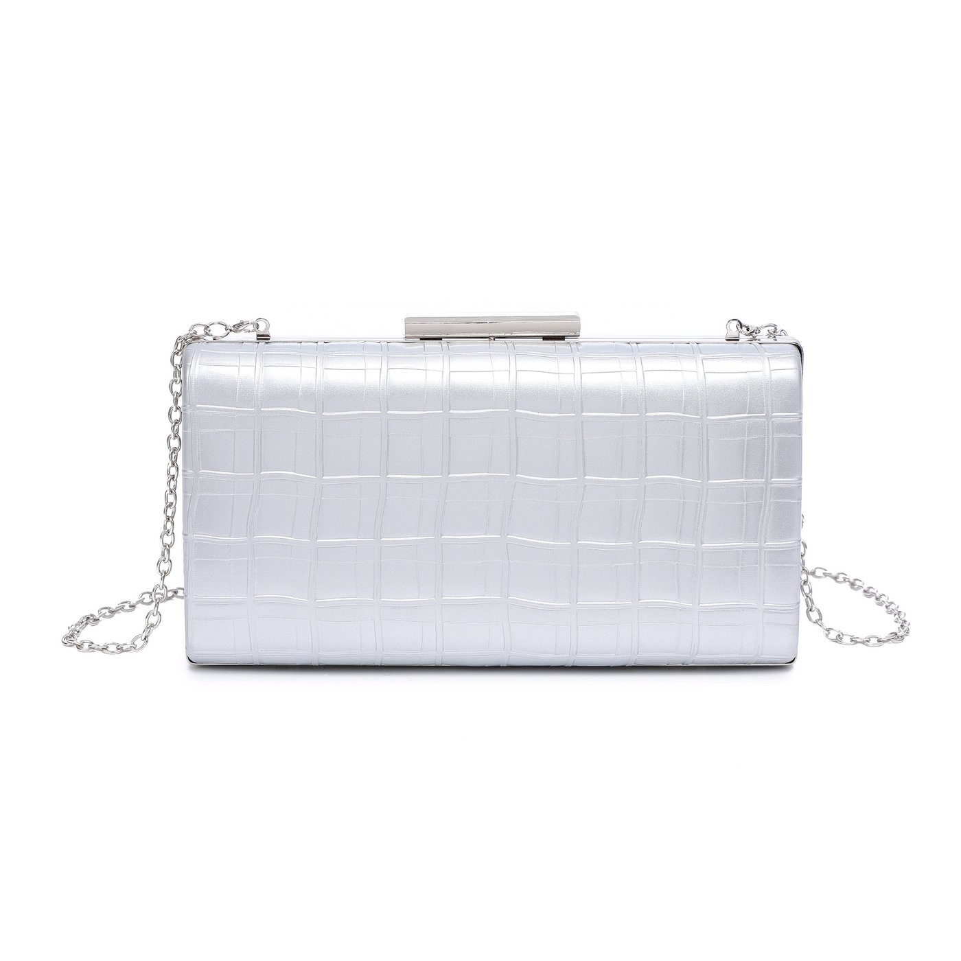 Bolso de fiesta textura con cadena GB