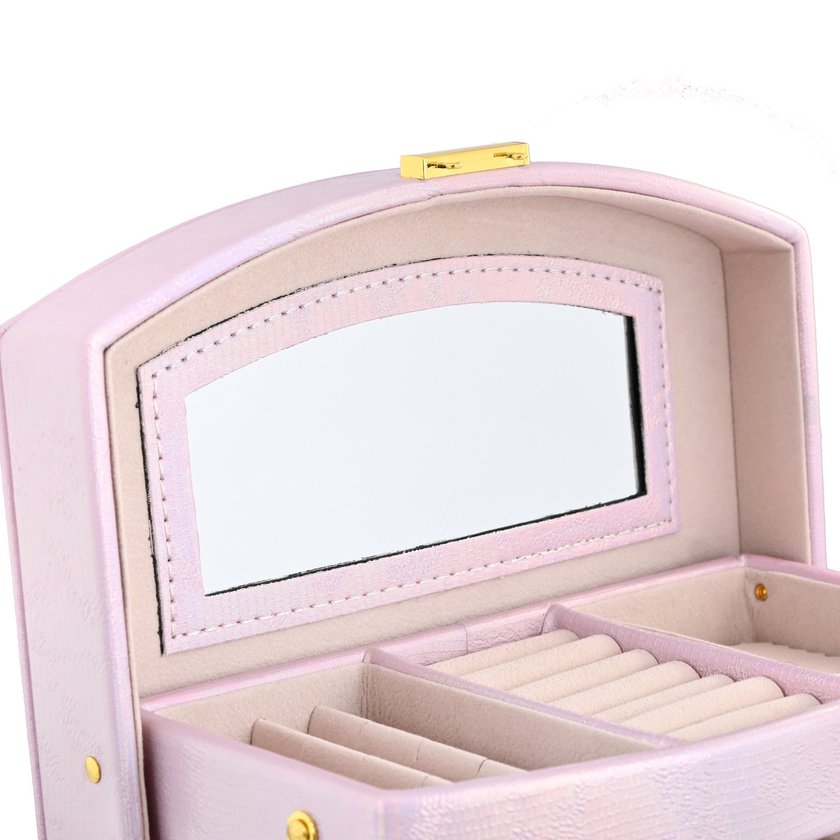 Jewellery box with small mirror GB Jewellery box with small mirror GB