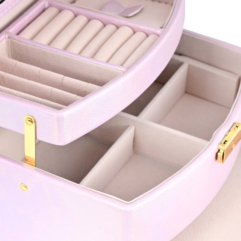 Jewellery box with small mirror GB Jewellery box with small mirror GB
