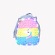 Mochila de criança pop it com luzes GB