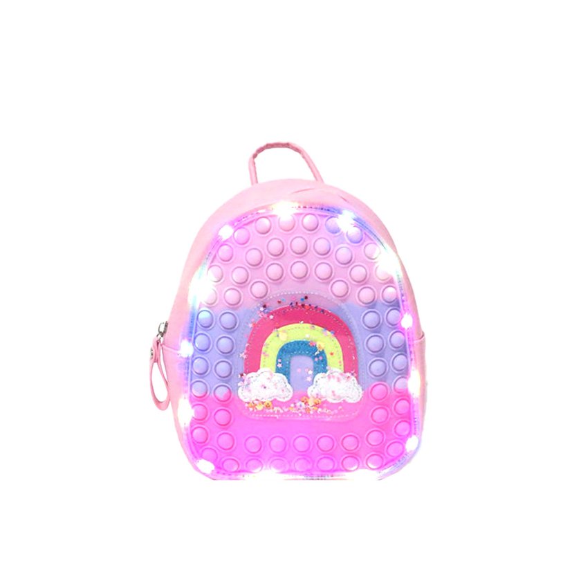 Rainbow children's backpack and lights GB