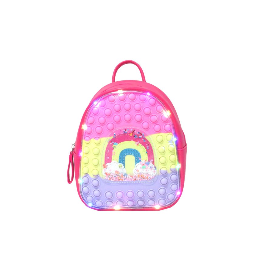 Rainbow children's backpack and lights GB