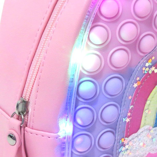 Mochila infantil rainbow y luces GB