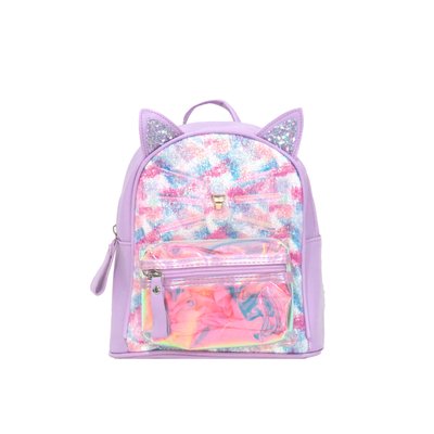 Mochila infantil con abalorios y bolsillo exterior GB