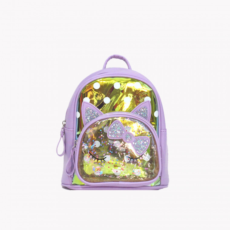 Children&#039;s backpack with polka dots and outer pocket GB