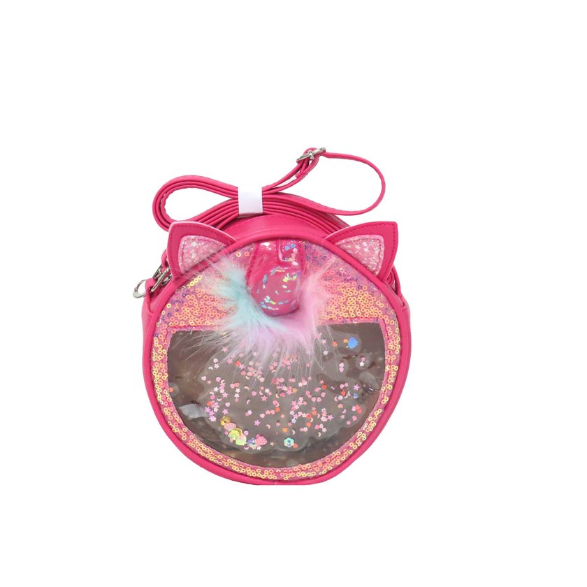 Children's purse with transparency and unicorn GB