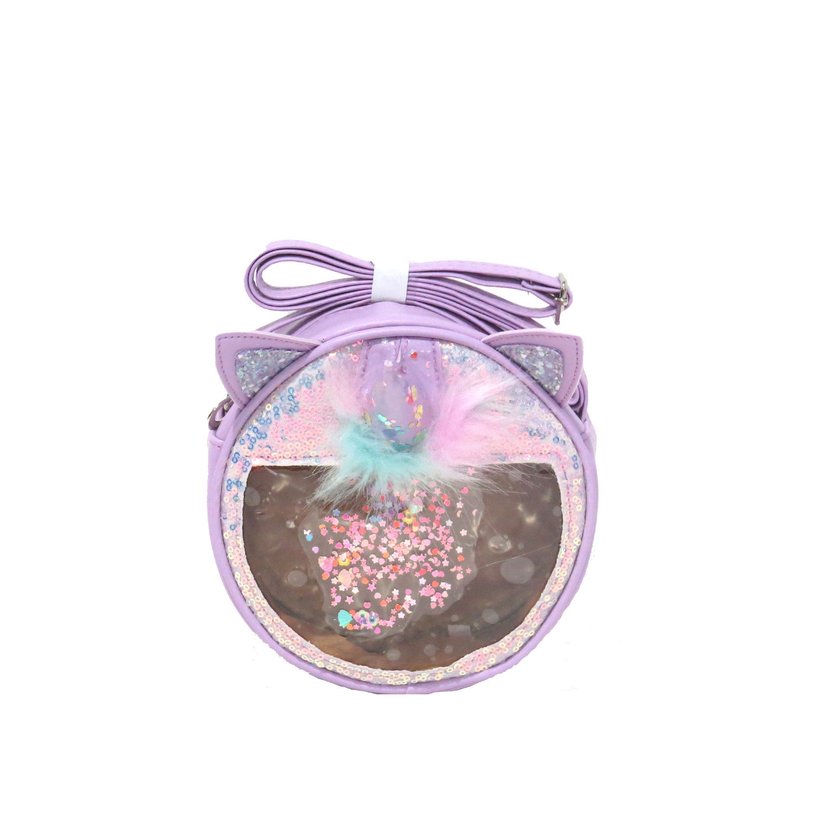 Children's purse with transparency and unicorn GB