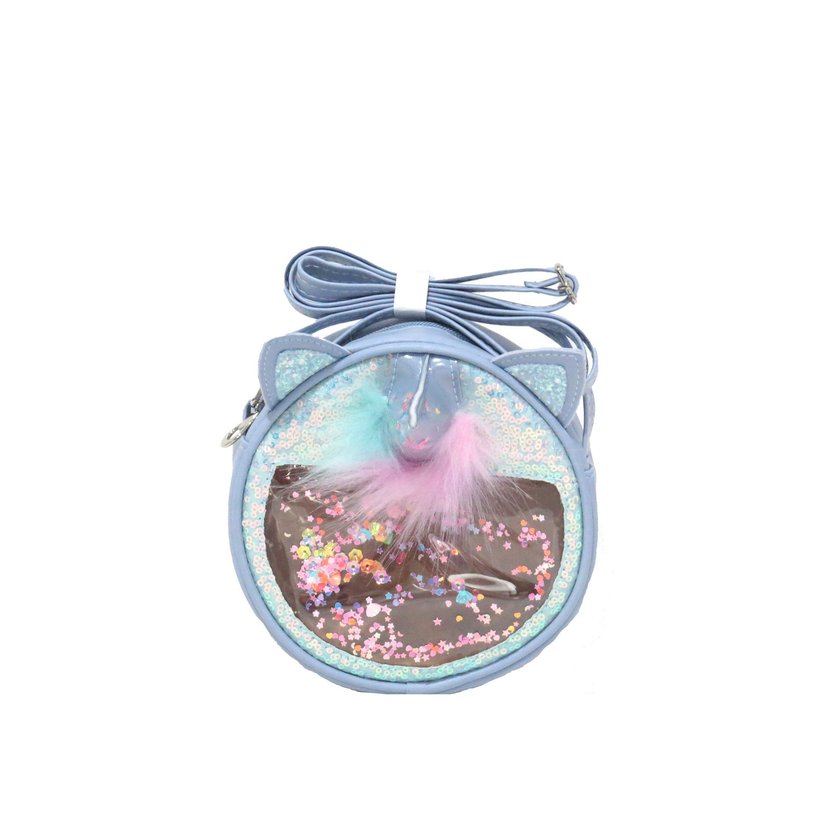 Children's purse with transparency and unicorn GB