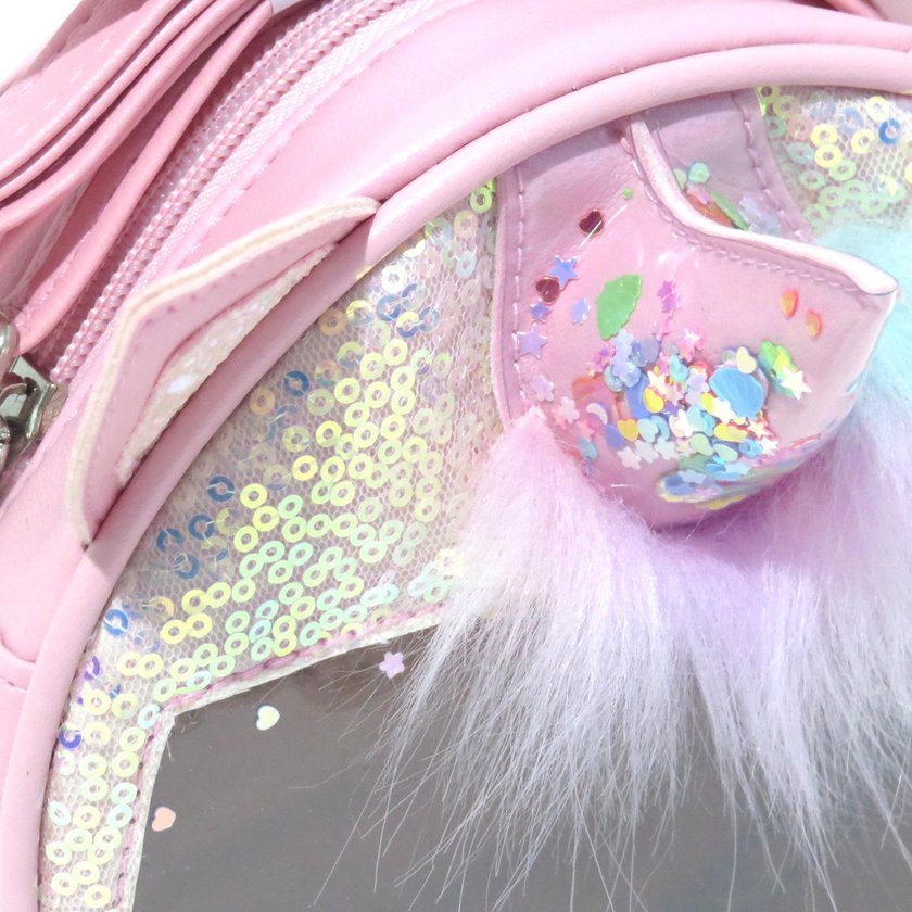 Borsa per bambini con trasparenza e unicorno GB