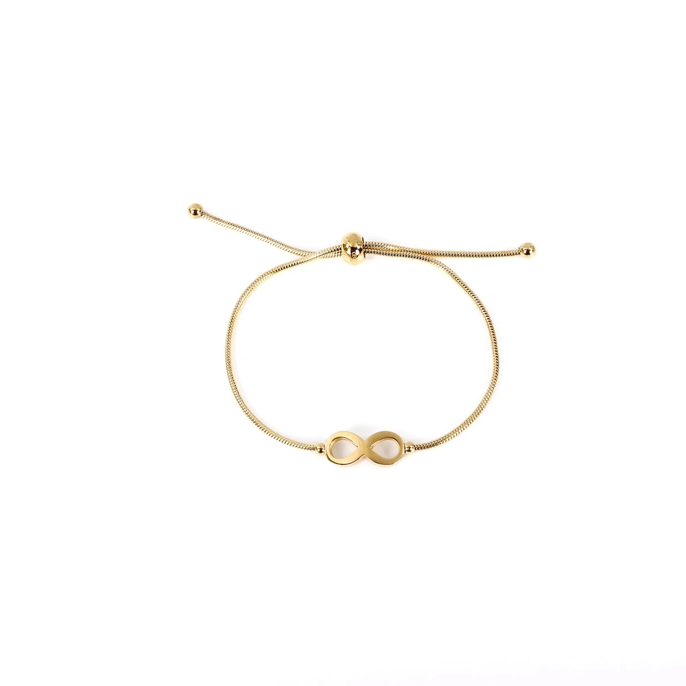Bracelet réglable en acier infini GB