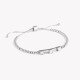 Steel bracelet clovers mother pearl GB