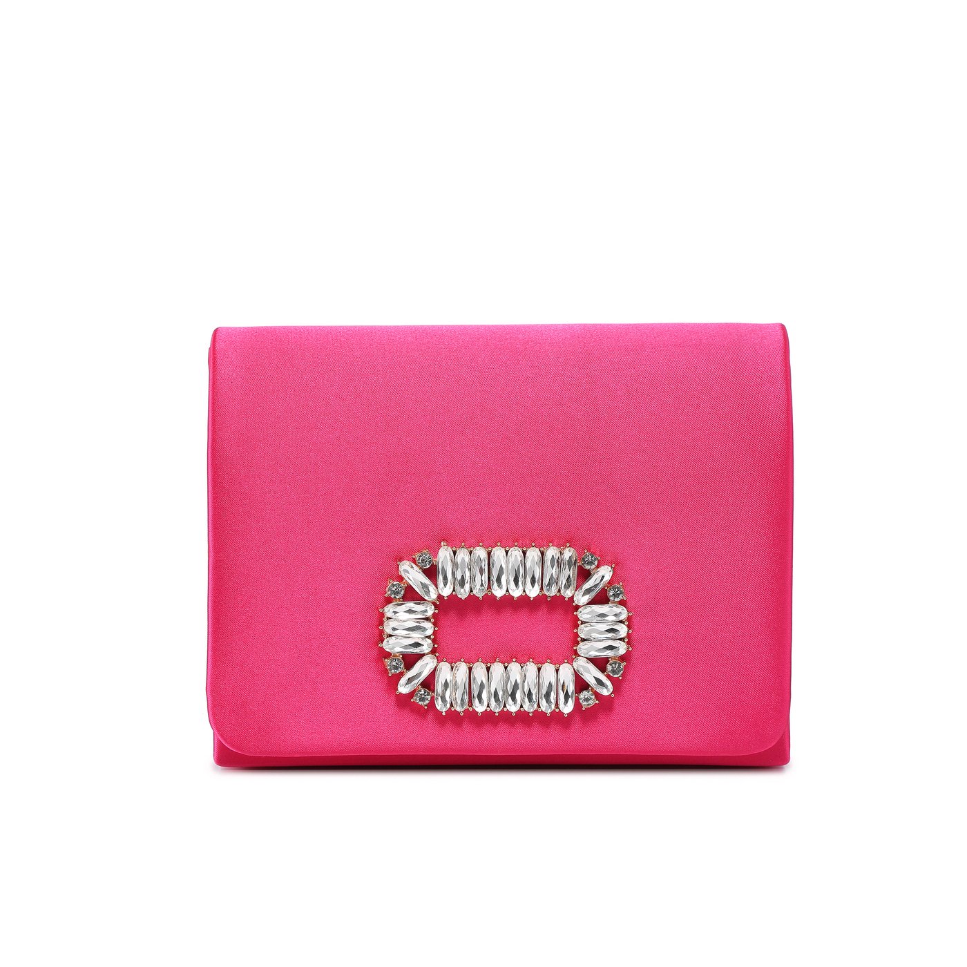 Pochette en satin avec pierres scintillantes GB