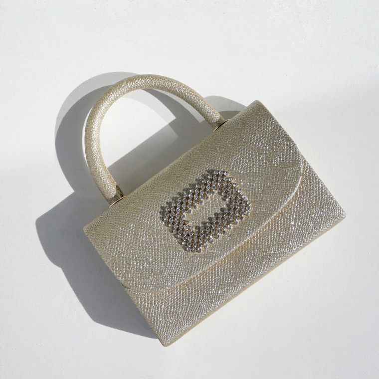 Beaded party bag with handle GB