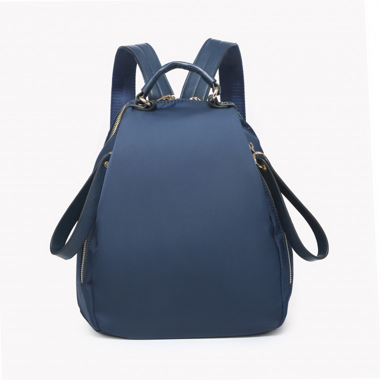 Zippered nylon backpack GB