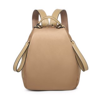 Zippered nylon backpack GB