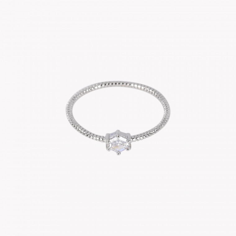 S925 solitaire ring GB