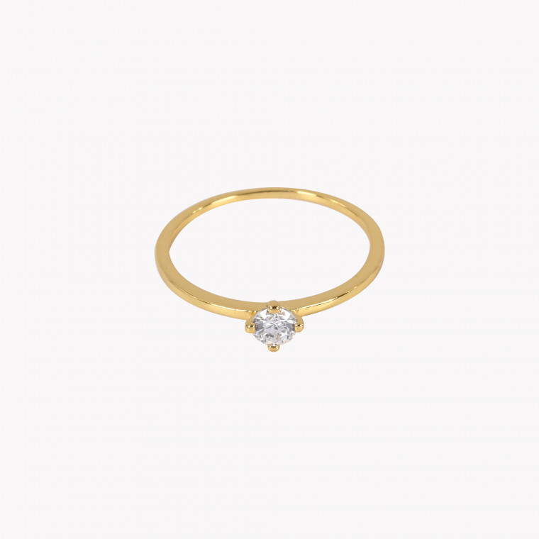 S925 solitaire ring basic GB