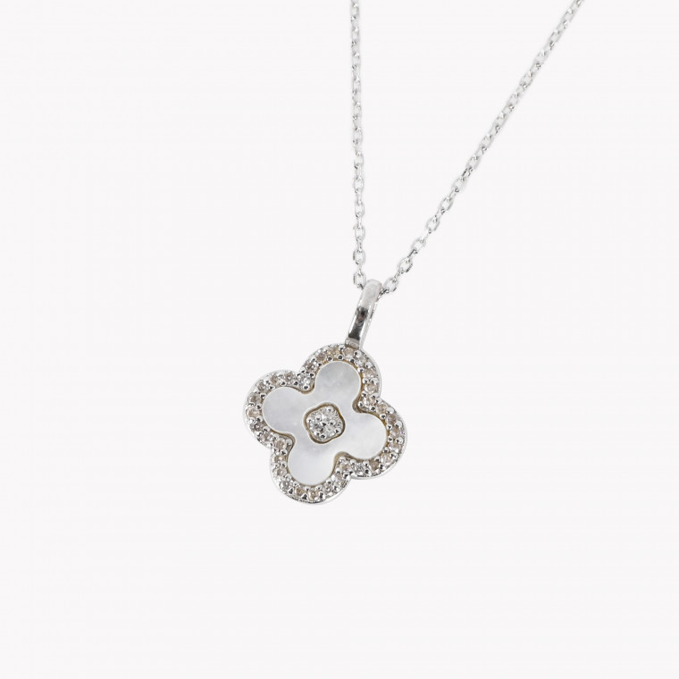 S925 necklace clover GB