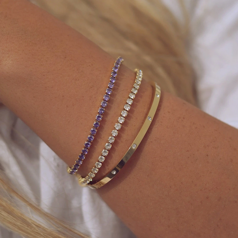 Pulseira em aço riviera GB