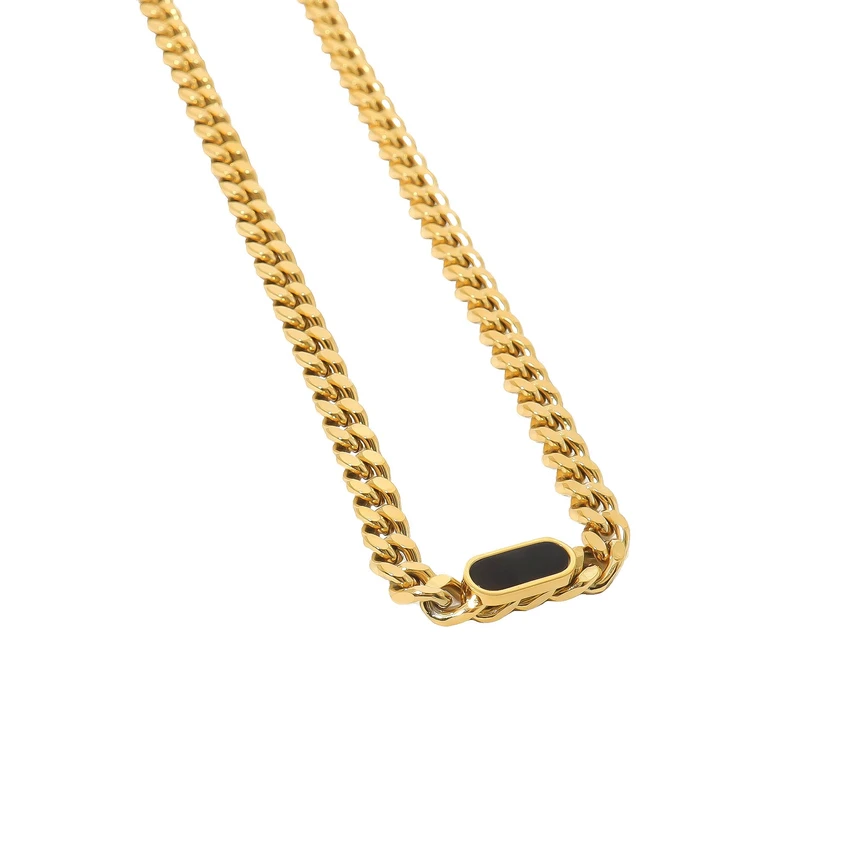 Collar en acero enlaces rectangular GB