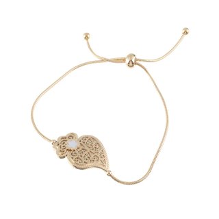 Bracelet réglable acier coração de viana étoile GB