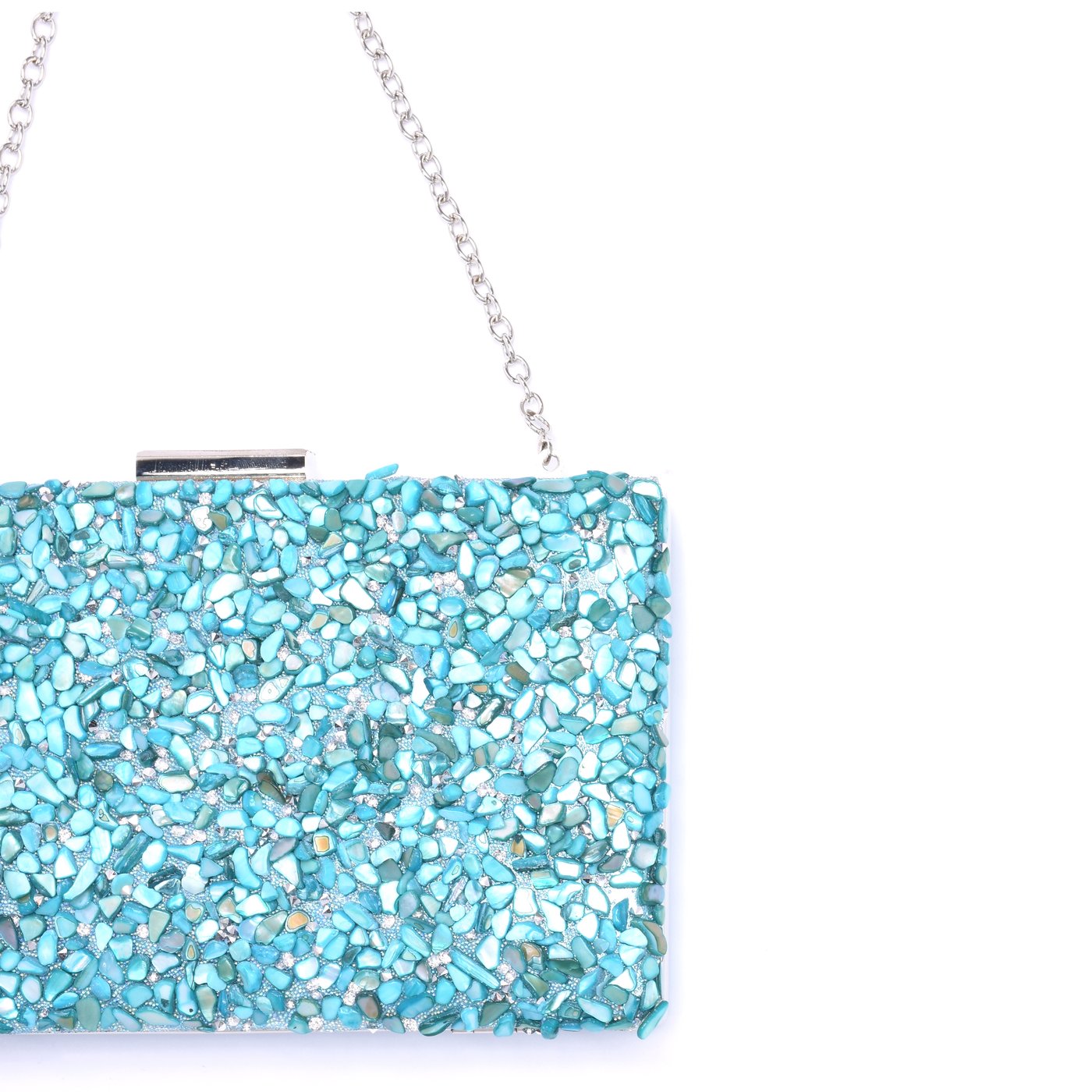 Stone party bag blue GB