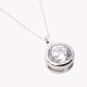 S925 necklace with  brilliant GB
