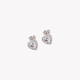 S925 earrings hearts transparent GB