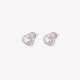 S925 earrings hearts transparent GB