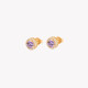 S925 earrings ovals lilac GB