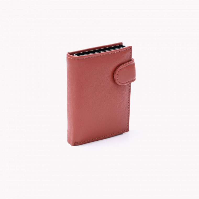 Leather automatic cardholder GB