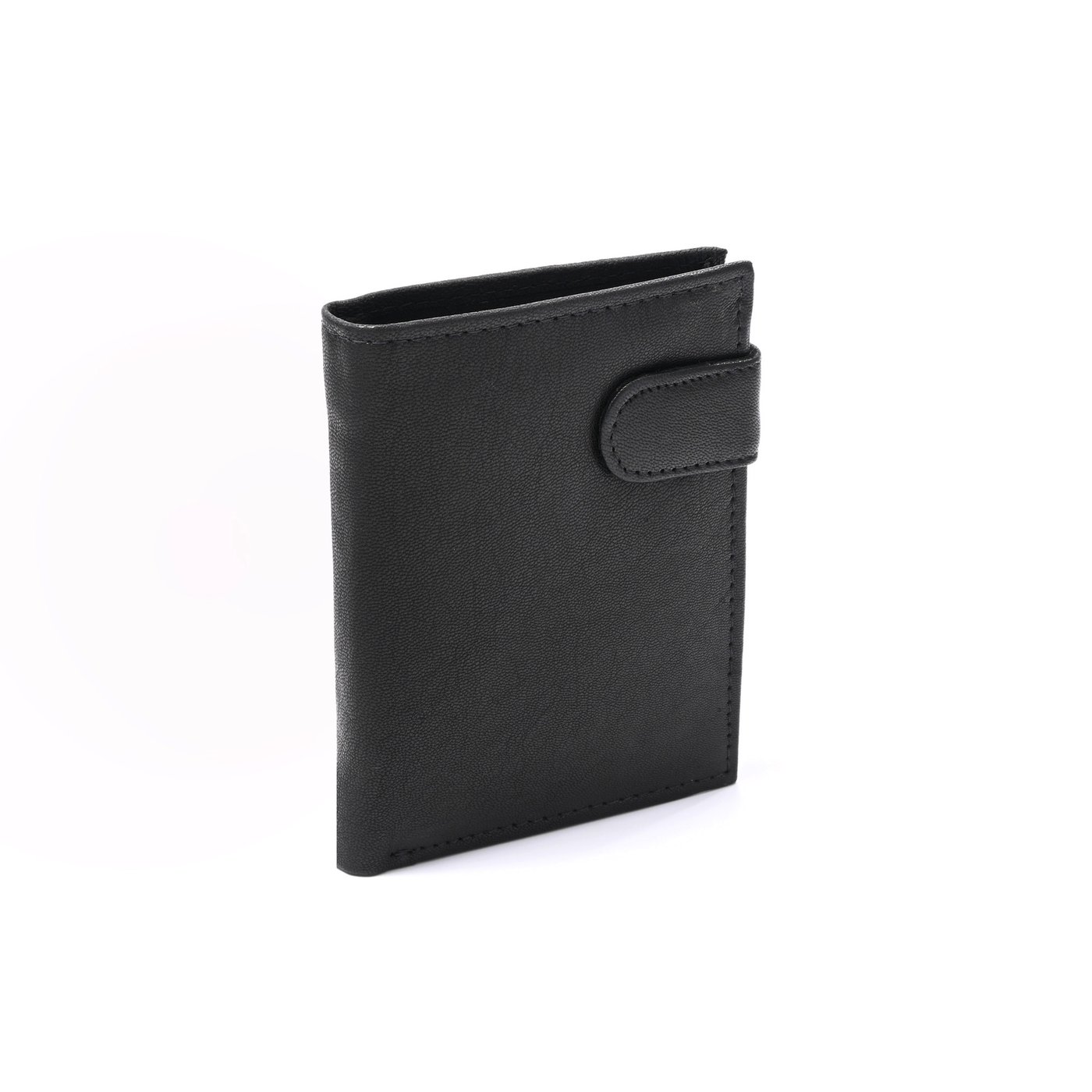 Leather wallet with clasp GB