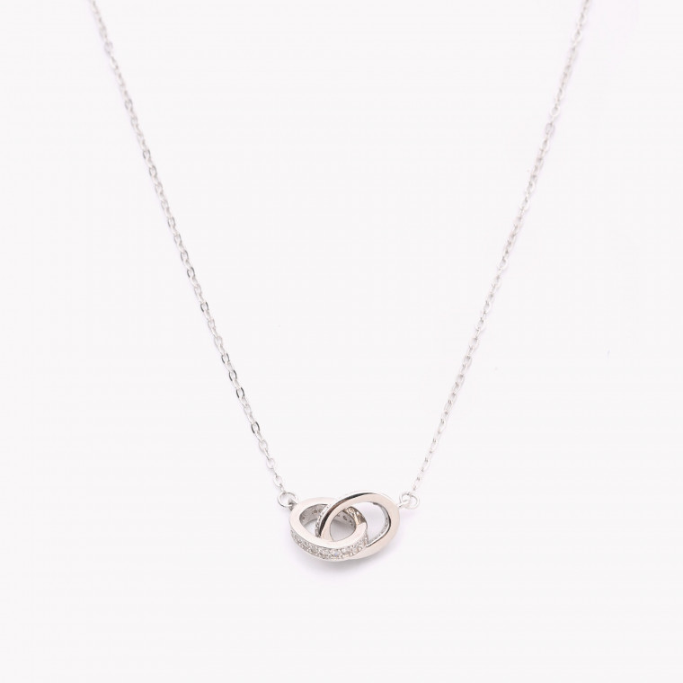 Intertwined S925 necklace GB