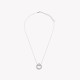 Circle steel necklace GB