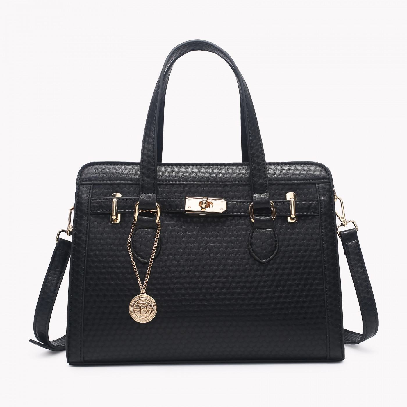 Embossed shoulder bag GB