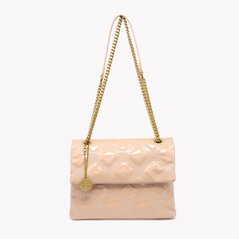 Varnish bag with gold chain GB