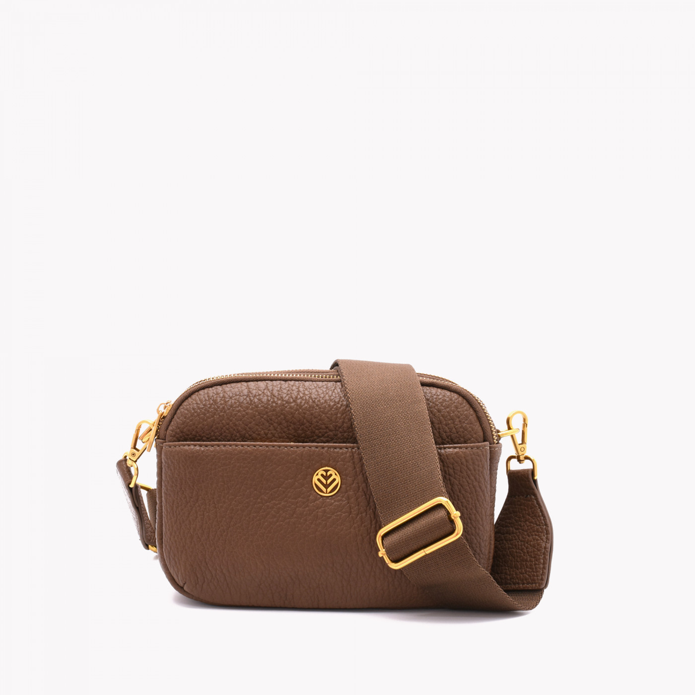 Salina | Women's crossbody bag in leather color chocolate – Il Bisonte