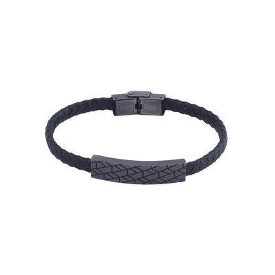 Bracciale uomo acciaio zig zag GB