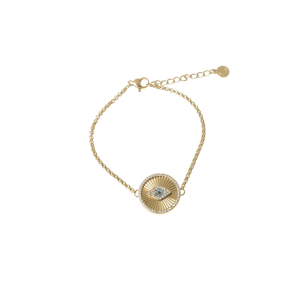 Bracciale in acciaio occhio e struttura GB